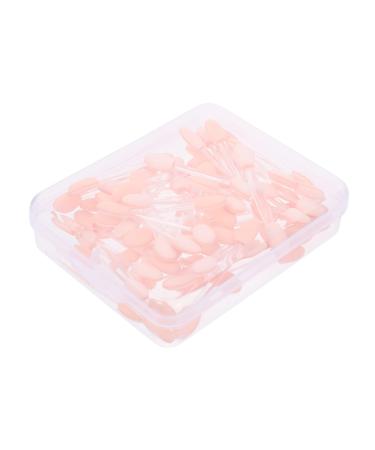 DOITOOL 50pcs Double Ended Eyeshadow Brush Eyeshadow Stick Rubber Sponge Makeup Eye Makeup Tool