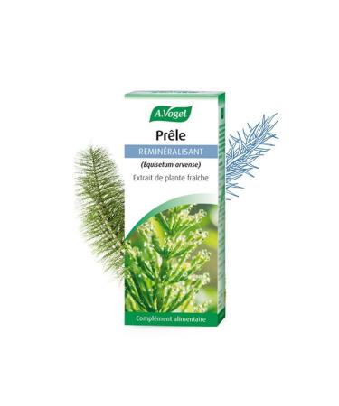 A.VOGEL - Remineralizing food supplement - Promotes good bone hair and skin health - Diuretic and elimination - 100% organic horsetail fresh plant extract - 50 ml