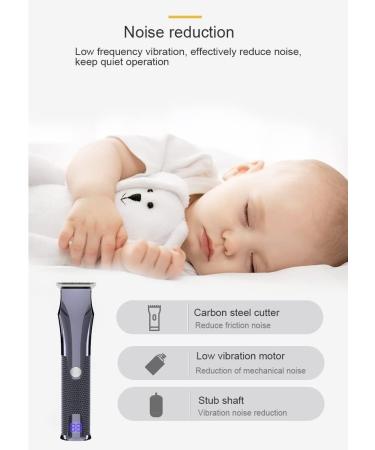 Buy Multi-Function Electric Hair Clippers & Beard Trimmer for Men - USB Charging Low Noise Hair Salon Haircut in Grey - Buy Online on GoSupps.com