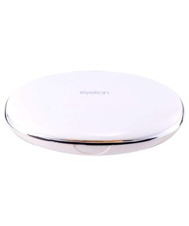 Healifty Contact Lens Case with Mirror Contact Lens Box White Portable and Stylish Contact Lens Travel and Day Holder