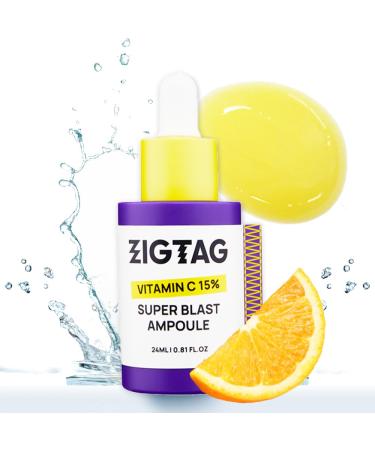 Vitamin C Serum - Korean Skin Care 15% Pure Vitamin C Glutathione & Ferulic Acid Anti-Aging & Skin Brightening Serum Reduce Wrinkles Uneven Skin Tone Radiant & Youthful Skin 24ml/0.81Oz