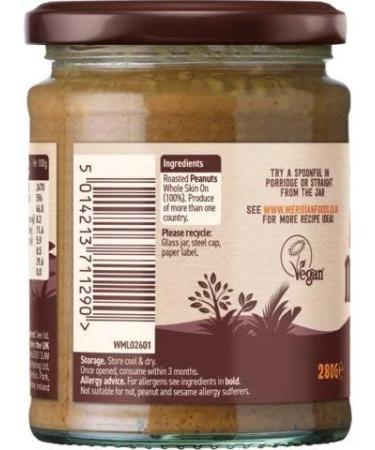 Meridian Crispy Peanut Butter Salt Free 280g - Buy Online on GoSupps.com