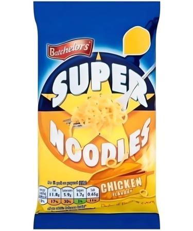 The Nation's Favourite Multipack - Batchelors Super Noodles Flavour Packet - Super Tasty Chicken Bacon Barbecue Beef Mild Curry Flavour (Pack of 4 90g) - Buy Online on GoSupps.com