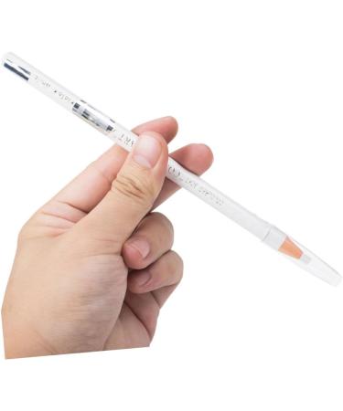  AUTSUPPL 2 Pieces Eyebrow Pencil Makeup Face Paint Easy to Color Eyebrow Pencil Lip Liner Double-Ended Eyebrow Pen Highlighter Wooden Eyeliners Eyebrow Cosmetics White - Buy Online on GoSupps.com