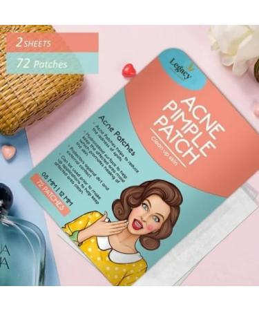 Legacy Pimple Patches with Tea Tree Oil | 72 Hydrocolloid Acne Dots | Fast Healing Blemish & Pimple Stickers - Buy Online on GoSupps.com