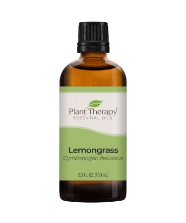 Plant Therapy Lemongrass Essential Oil 100% Pure Undiluted Natural Aromatherapy Therapeutic Grade 100 mL (3.3 oz)