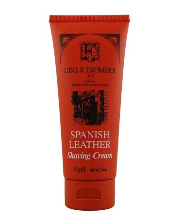 Geo F Trumper Spanish Leather Shaving Cream (75g) Spanish Leather 75 g (Pack of 1) - Buy Online on GoSupps.com