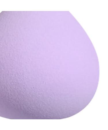 Verdant Touch Makeup Puff Beauty Sponge Makeup Egg Powder Puff Polyurethane Wet and Dry Combined Purple