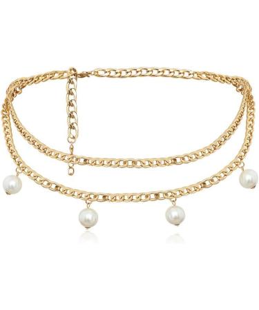 Xerling Big Pearl Waist Chain for Women - Bohemian Statement Belly Chain - Buy Online on GoSupps.com