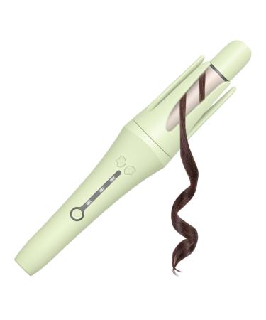 Automatic Curling Iron Rotating - Fast Heating Rotating Curler Detangling Curling Wand Ions Hair Iron Curler 3 Adjustable Temps Hair Crimper Waver Hair Tool for Most Hair Types 32MM Green