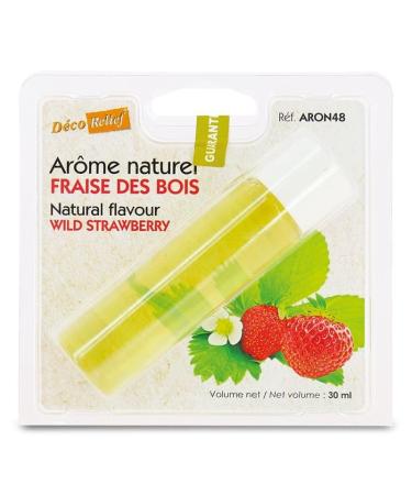 D co Relief - Natural Wild Strawberry Flavour 30ml - Food Flavour for Baking Cooking - Professional Ingredient