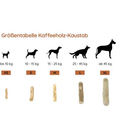 TOPAZ Coffee Wood Chewing Toy for Large Dogs (30-40 kg) - Natural & Durable Dog Chew | International Shipping Available - Buy Online on GoSupps.com