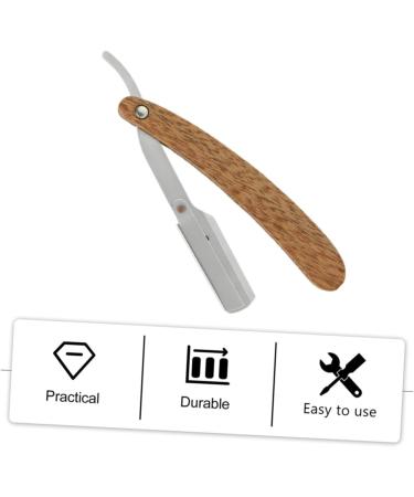 DOITOOL Manual Razor Tool Folding Bracket - Red Sandalwood Khaki 14.8x2.7x0.9CM | International Shipping Available - Buy Online on GoSupps.com