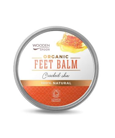Woodenspoon Cracked Skin - Foot cream Moisturizing foot care for dry feet natural cosmetics without preservatives soil association certified 60 ml
