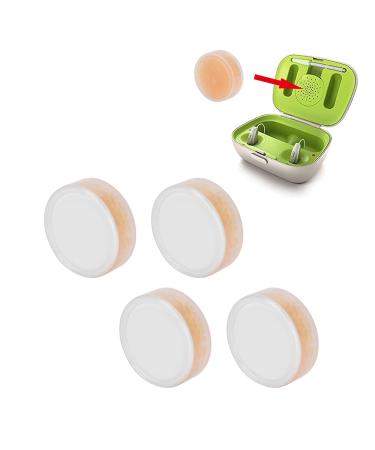 Hearing Aid Drying Capsules Cochlear Implant Hearing Aid Cleaning Wire Accessories Orange Desiccant for Hearing Aid Drying Pot for Phonak Unitron and Starkey Charger Case