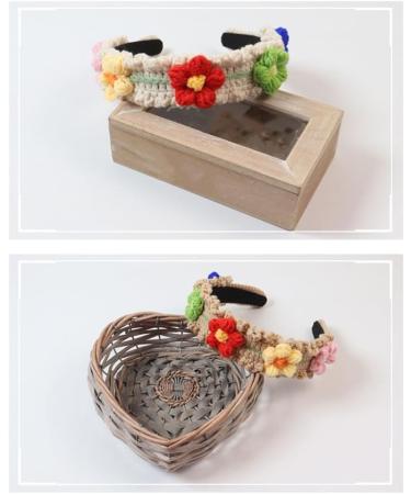 JSGHGDF Elegant Wide Hair ands Photo ooth Props Wide Headband Flower Headpiece ohemia Headband for Music Festivals Black - Buy Online on GoSupps.com