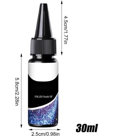  Generisch Clear gel nail polish for a clear finish | 30ml Long-lasting adhesive gel Mixing gel for application on nails for exercise parties and at-home manicure projects - Buy Online on GoSupps.com