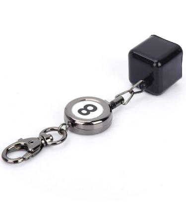 Bnineteteam Billard Billard Queue Coarial owner portable black retractable billiard snooker pool queue chalk holder Drawing Billiards Supplies Competitive Sports