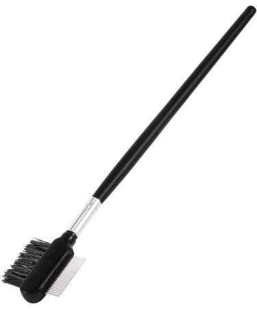 Brrnoo Makeup Brush Brow Brush Eyelash Eyebrow Brush Comb Wood Handle Double Head Extension Metal Steel Makeup - Buy Online on GoSupps.com