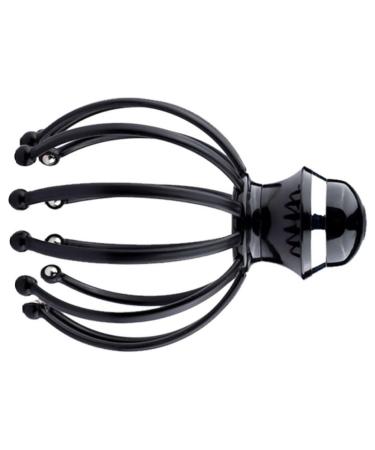 Sewoart 1stk Head massager Octopus massage device Manual back scratches Hair massage brush manual back massage devices scalp scratch plastic handbook 18x14.5cm black