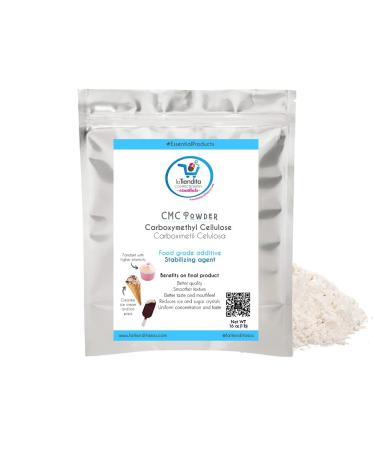 CMC Powder (1 lb) - Carboxymethylcellulose - High Viscosity Premium thickener, stabilizer and water retention agent LA TIENDITA ESSENTIALS