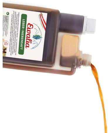 Buy Ewalia Liver-Renal Juice for Horses | Vitalizing Supplement for Liver & Kidneys | Natural Detox Aid | 100% Pure | 1L - Buy Online on GoSupps.com