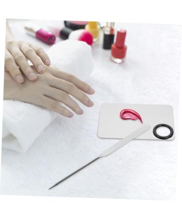 Buy Minkissy 6 Sets Palette Makeup Foundation & Mixing Tools | Professional Artist Supplies | Nail Polish Mixer Tray | Korean Makeup Spatula & Color Plates - Buy Online on GoSupps.com
