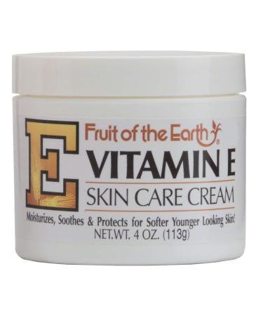 Fruit of the Earth Vitamin E Skin Care Cream 4 oz (113 g) Pack of 3