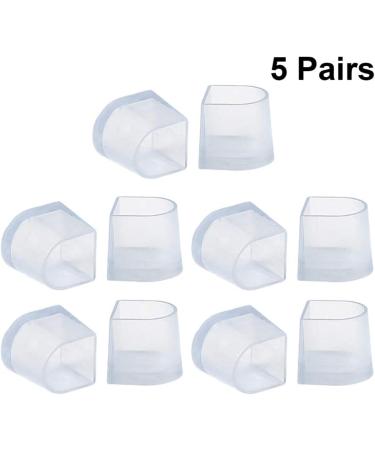MILISTEN High Heel Protectors 5 Pairs - Clear Stoppers for Women's Shoes, Size S - Buy Online on GoSupps.com