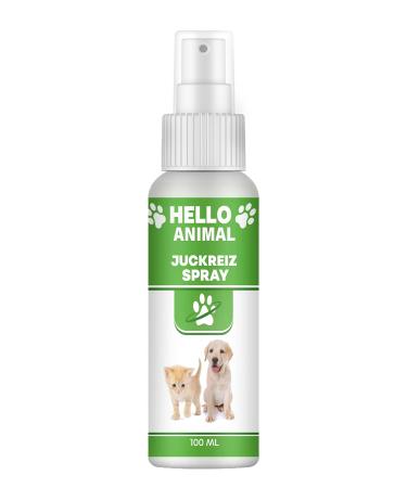 NEW: HelloAnimal ITCHING Spray for dogs & cats with skin irritations cares for skin and fur against lice fleas mites IMMEDIATE HELP - Buy Online on GoSupps.com