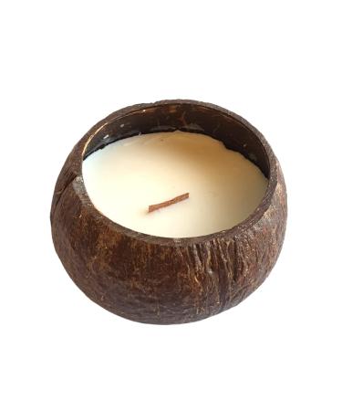 Eukoa coconut fragrance candle gift set - soy wax aromatherapy candle meditation travel candle stress relief relaxation of the body Christmas birthday bath yoga (limone)