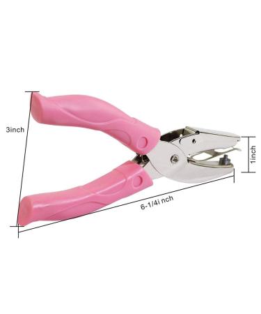 Jeemitery 1/8 Circle Handheld Hole Paper Punch with Soft-Handled for Tags Circle - 1/4 - Buy Online on GoSupps.com
