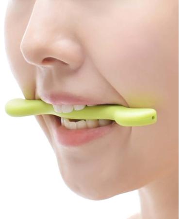 Synyey Facial Trainer - Comfortable Smile Training Massage Device | Facial Tapes for Face Line Lifting & Muscle Training for Women & Men - Green - Buy Online on GoSupps.com