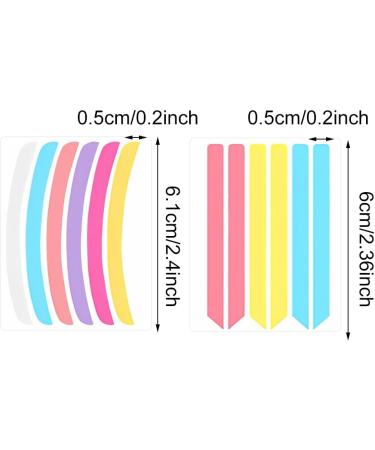 24Pcs Lash Lift Ribbon Kit Reusable Hot Lash Silicone Covering Strips Lash Lift Tool Lash Lift Rod for Eyelash Lift Shape Eyelashes Create Natural Curl Eyelashes(Multi) - Buy Online on GoSupps.com