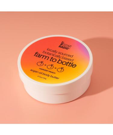 Not Soap Radio harvest peach | body butter | farm to bottle - Buy Online on GoSupps.com