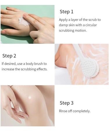 Salt Body Scrub - 3.38 oz - Exfoliating Body & Foot Scrub with Collagen & Stem Cells - Exfoliating Salt Scrub & Infused Moisturizer Helps Hydrate Skin  - Buy Online on GoSupps.com