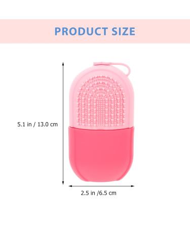 FOMIYES Kids Toy Beauty Face Ice Roller & Ice Cube Tray - Cool Facial Massage for Kids | Silicone Pink Ice Face Roller - Buy Online on GoSupps.com