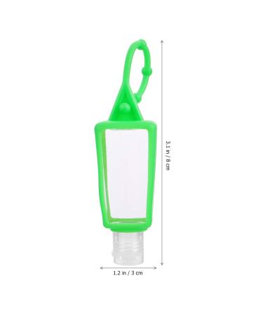 COHEALI 30ML Travel Bottles Set - Portable Containers with Silicone Sleeve and Wrist Keychain - Buy Online on GoSupps.com