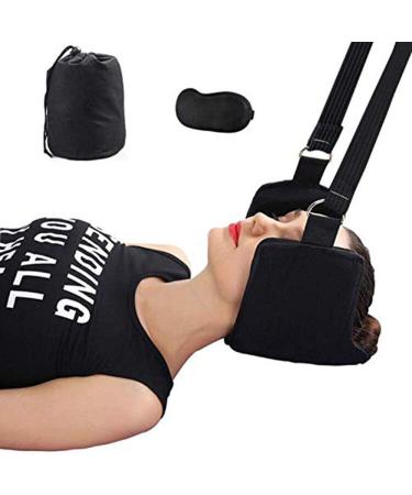 Hammock for Neck - Better Neck Massager for Neck Pain Relief Portable Cervical Tracion Device Relieve Your Fatigue Soon Cotton Material - More Thick and Solid Sold by ZIME (Adjustable)