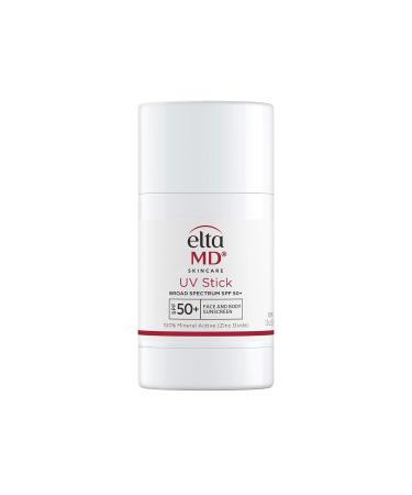 EltaMD UV Stick Sunscreen, Broad Spectrum Sunscreen Stick with SPF 50+, Mineral Face Stick Sunscreen, Oil-Free, Dermatologist Tested, Water-Resistant, Zinc Oxide Sunscreen Stick, 1.3 OZ Stick - Buy Online on GoSupps.com