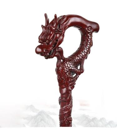 Red Sandalwood Cane Cane Hand-Carved Wooden Non-Slip Cane Light and Strong Bearing 300 Pounds Can Be Used As an Gift Box Packaging Surprise Gift - Buy Online on GoSupps.com