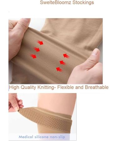 Sweltebloomz thigh high Compression stockings for Women-Small - Buy Online on GoSupps.com