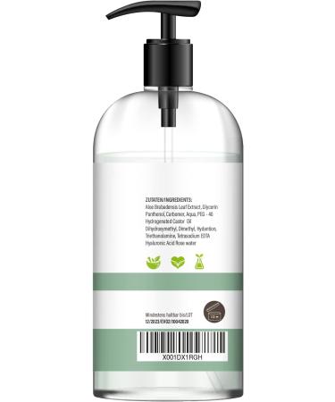 SaintNutrition After Sun Aloe Vera Gel - 500 ML | Extra Moisture for All Skin Types | International Shipping - Buy Online on GoSupps.com