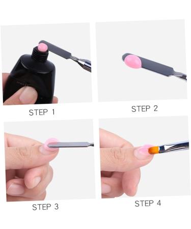 Beaupretty Nail Brush nail art Nail Polish Brush Nail Art Tips Builder Nail Tips Nail Art brush nail art Nail Kolinsky Brush manicure nail dual purpose double-ended Nail Painting Brush - Buy Online on GoSupps.com