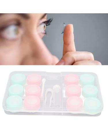 Anggrek 6-Part Contact Lens Case - Portable Transparent Durable - Perfect for Travel & Outdoor Activities - Buy Online on GoSupps.com