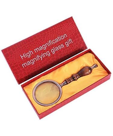 Wooden Handle Magnifying Glass Retro Magnifying Glass Small Font High Magnification Magnifying Glass Handheld Magnifying Glass Gift 88mm 225mm Made in China - Buy Online on GoSupps.com