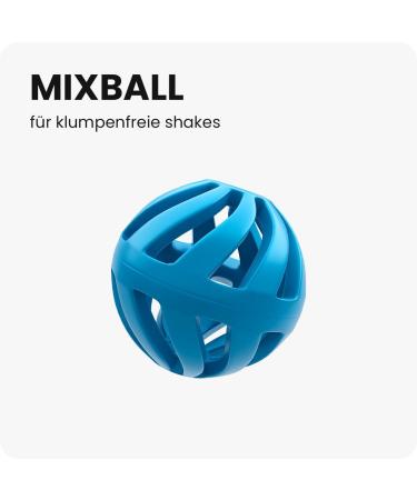 Shakenext 4 Mixballs for Protein Shakers | Blue Blender Balls for Smoothies & Fitness Drinks - Buy Online on GoSupps.com