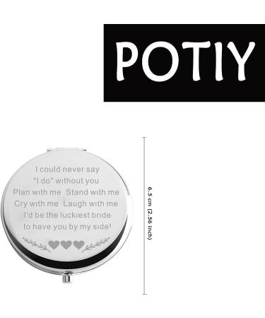 POTIY Bridal Mirror - Bridal Gift for Her | Bridal Shower Gift for Bride - I Do - Buy Online on GoSupps.com