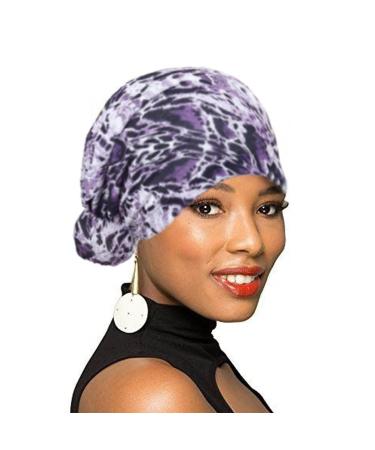 Leopard Print African Head Wraps - Pre-Tied Cotton Cap for Women and Girls (Pack of 2) - Buy Online on GoSupps.com