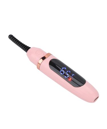 Verdant Touch Electric Eyelash Curler Heated Eyelash Curler USB Rechargeable 3 Temperature Adjustable LED Digital Display Long Lasting Curl Tool for Women